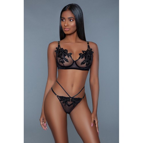 BeWicked Evangeline Set in Black for Seductive Style