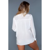 BeWicked Mackenzie Sleepshirt White - Elegant & Comfortable