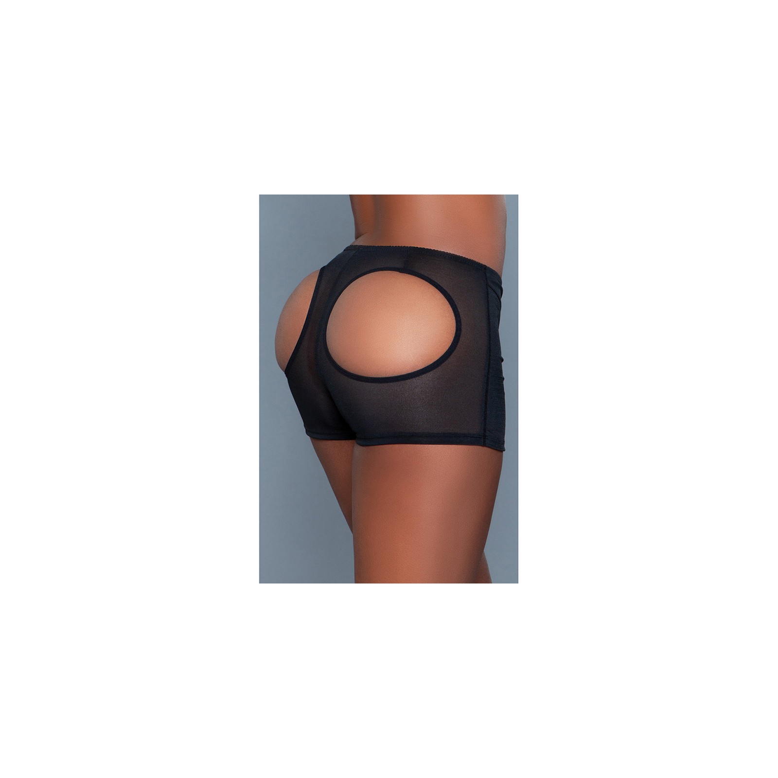 Butt Booster Boyshort Black S - BeWicked