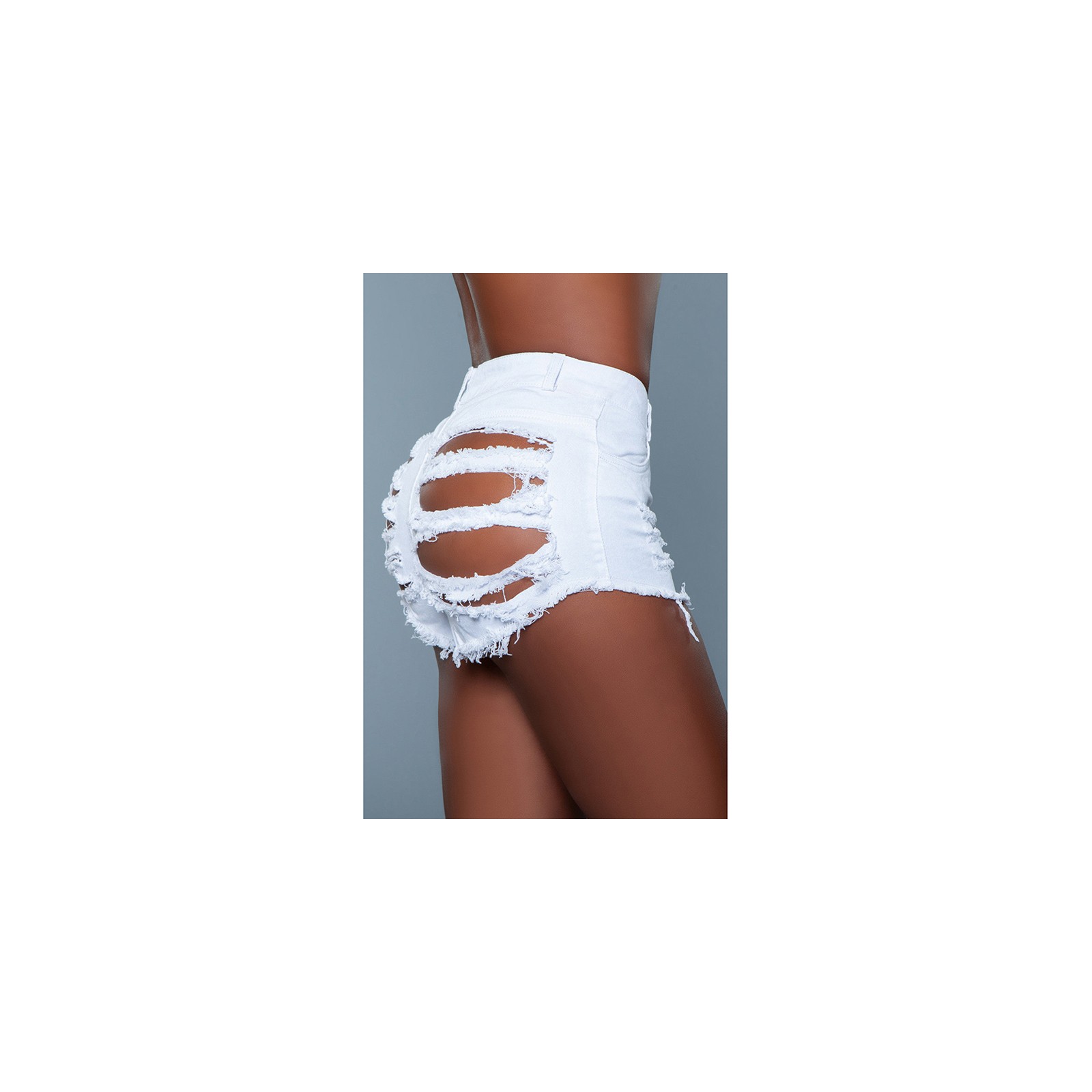 BeWicked White Curves For Days Shorts