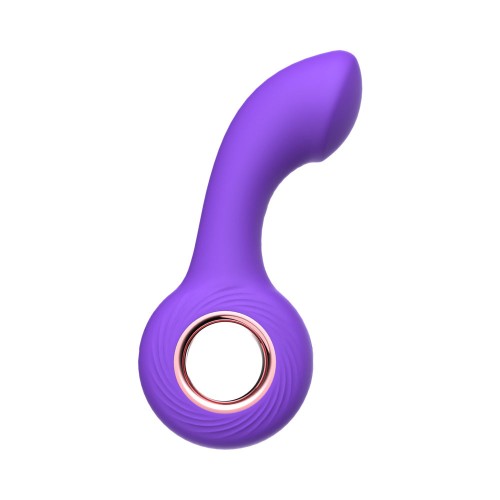 Luv Inc Av23 Vibrador de Anillo Arqueado Púrpura