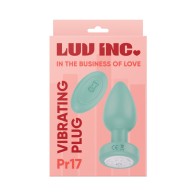 Luv Inc Pr17 Vibrating Remote Plug in Green - Ultimate Pleasure