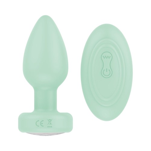 Luv Inc Pr17 Vibrating Remote Plug in Green - Ultimate Pleasure