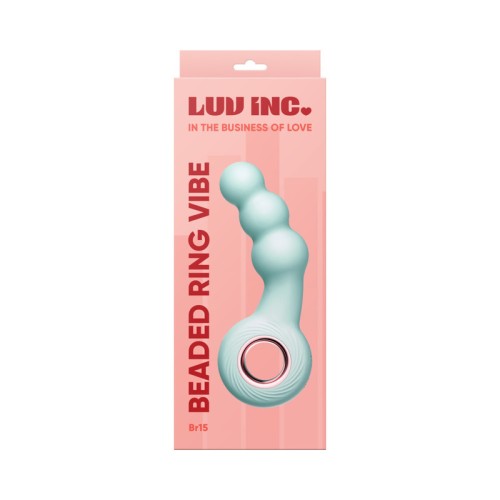 Luv Inc BR15: Beaded Ring Vibe Green