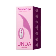 FemmeFunn Unda Vibrador de Panty Rosa