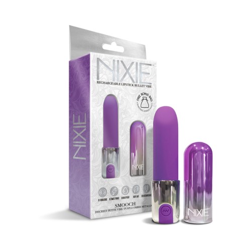 Nixie Rechargeable Lipstick Vibrator - Purple Ombre