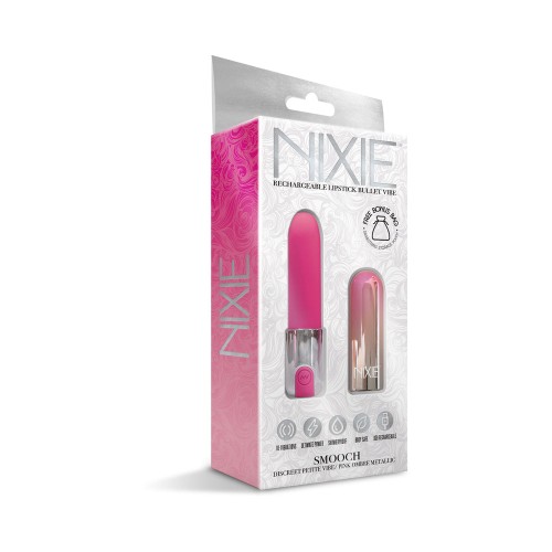 Nixie Smooch Lipstick Bullet Vibrator Pink Ombre