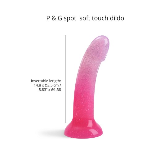 Dildo Dildolls Sunrise 6 in. de Silicona con Purpurina