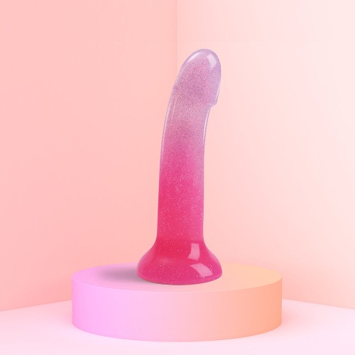 Dildo Dildolls Sunrise 6 in. de Silicona con Purpurina