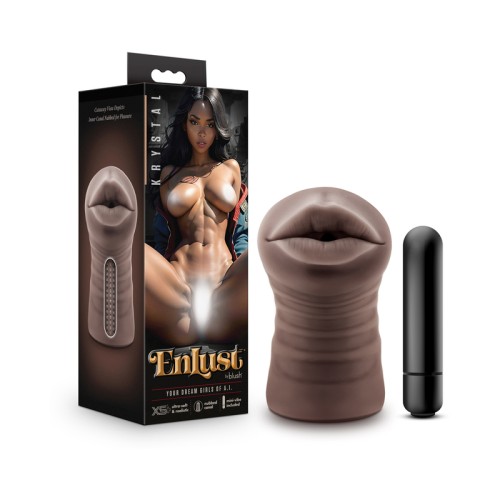 Stroker Vibrante EnLust Krystal - Experiencia de Placer Definitivo