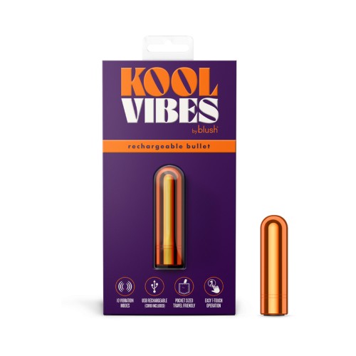 Kool Vibes Mini Bullet Recargable Mandarina - Placer Vibrante