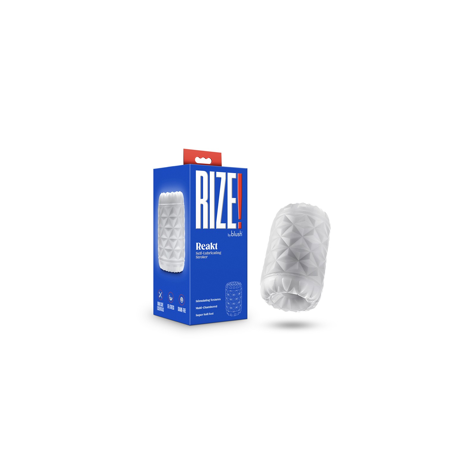 Rize Reakt Self-Lubricating Stroker White