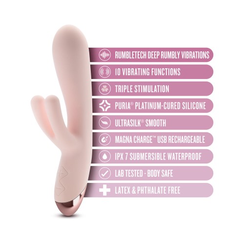 Vibrador Conejo Blush Elora Rosa - Placer Máximo