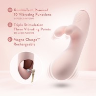 Vibrador Conejo Blush Elora Rosa - Placer Máximo