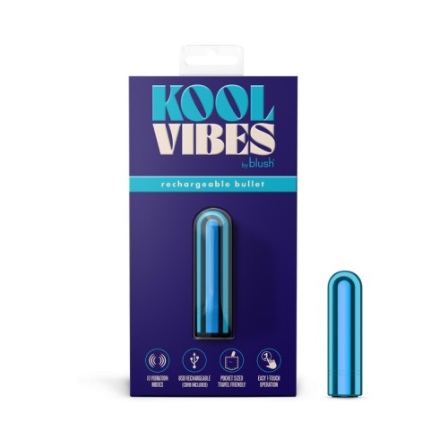 Kool Vibes Rechargeable Mini Bullet in Blueberry