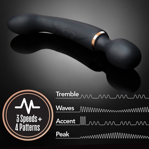 Blush Gia Black Dual End Massager for Intense Vibration