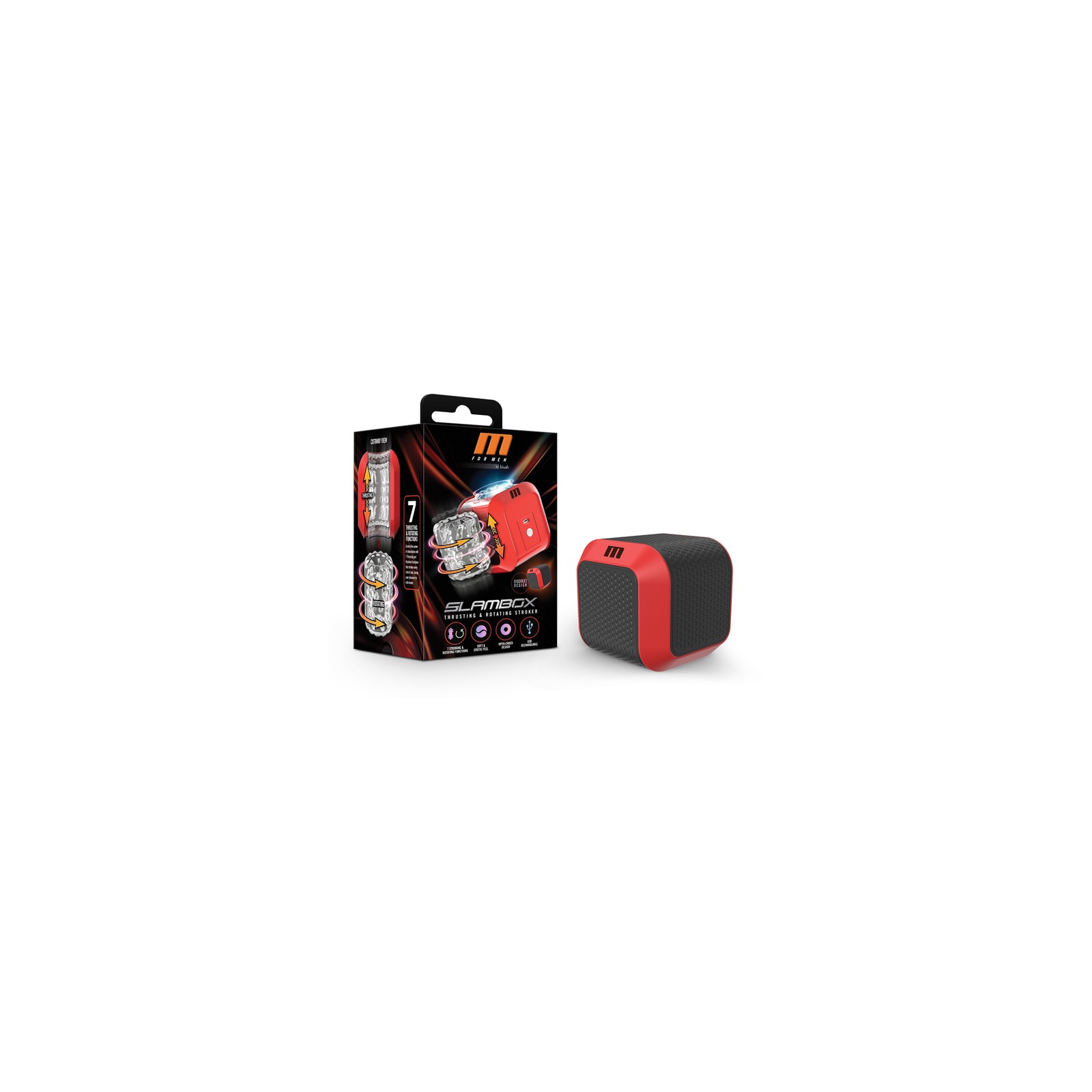 M for Men SlamBox Red - Ultimate Stimulation