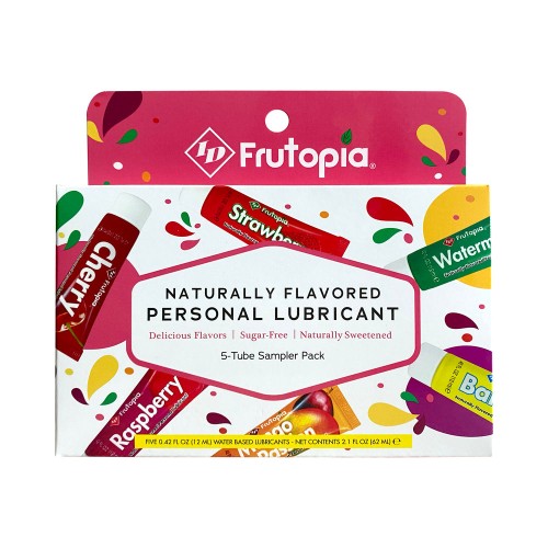 ID Frutopia Lubricante Sabroso 5-Pack para Experiencias Delectables