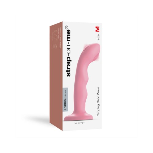 Dildo Vibrador Tapping Strap-On-Me Wave Rosa Coral