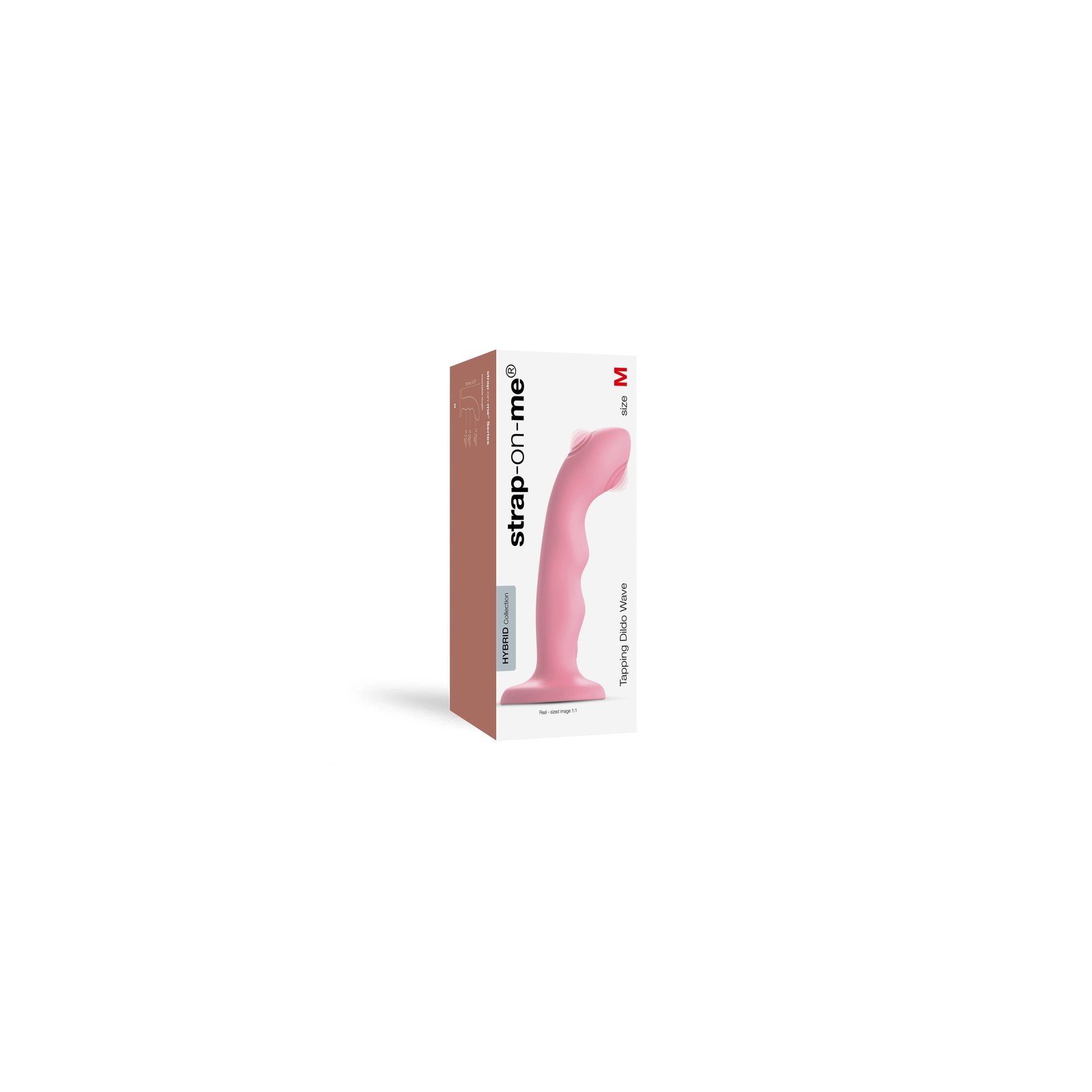 Dildo Vibrador Tapping Strap-On-Me Wave Rosa Coral