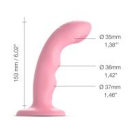 Dildo Vibrador Tapping Strap-On-Me Wave Rosa Coral