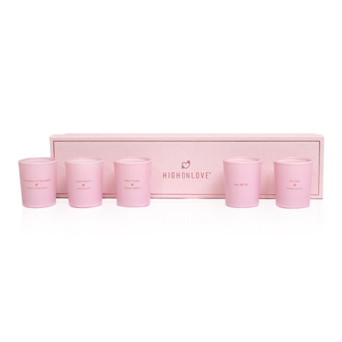 Colección de Mini Velas de Masaje Sensuales HighOnLove para Momentos Románticos