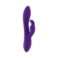 Evolved Wavy Rabbit Dual Stimulator Rechargeable Purple