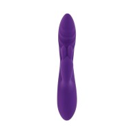 Evolved Wavy Rabbit Dual Stimulator Rechargeable Purple