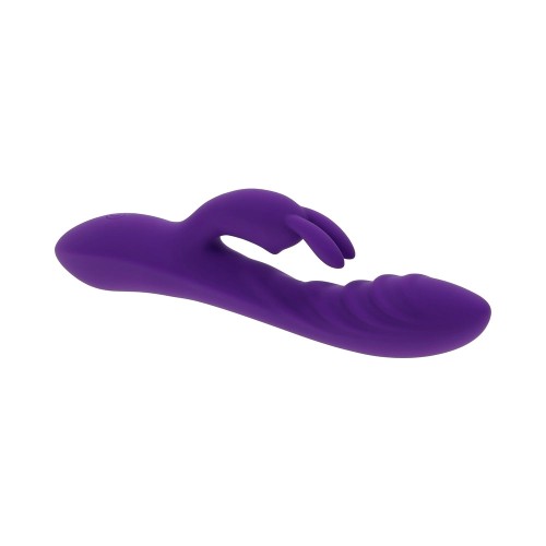 Evolved Wavy Rabbit Dual Stimulator Rechargeable Purple