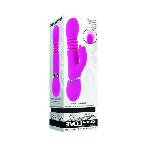 Estimulador Dual G-Spot Evolved Pink Dragon Re cargable