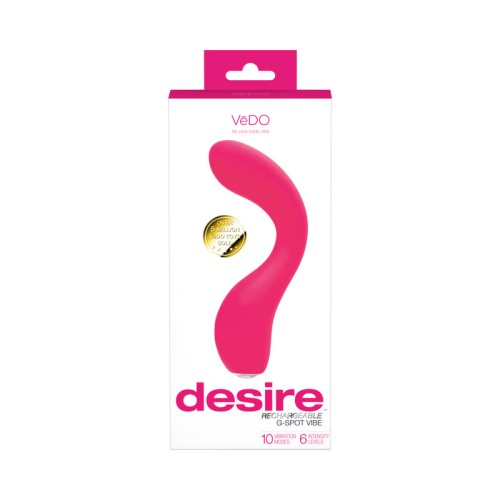 Vibrador G-Spot Recargable VeDO Desire