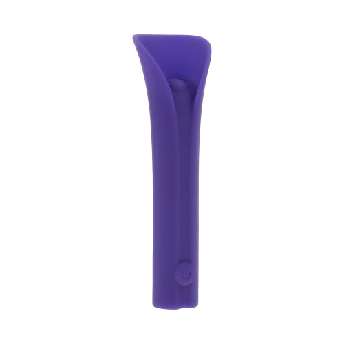 Vibrador Bala Recargable de Cobertura Total Púrpura