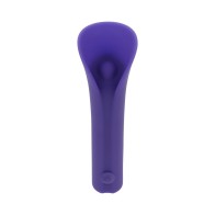 Vibrador Bala Recargable de Cobertura Total Púrpura