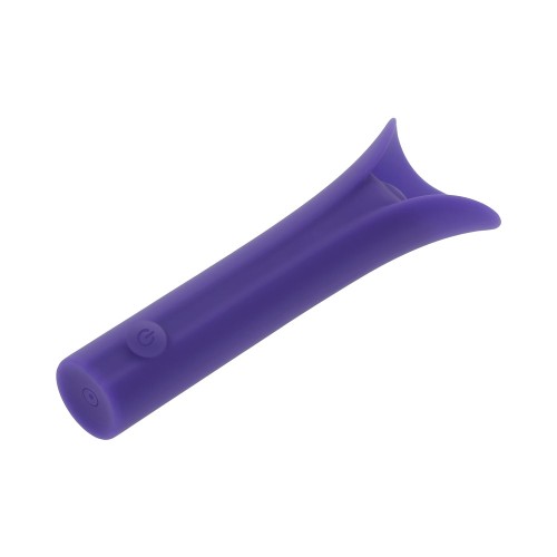 Vibrador Bala Recargable de Cobertura Total Púrpura