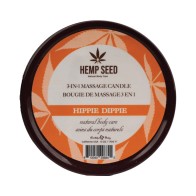 Earthly Body 3-in-1 Hemp Seed Massage Candle - Hippie Dippie