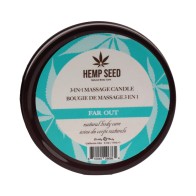 Earthly Body Hemp Seed 3-in-1 Massage Candle