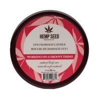 Earthly Body Hemp Seed Summer 2024 Candle Display