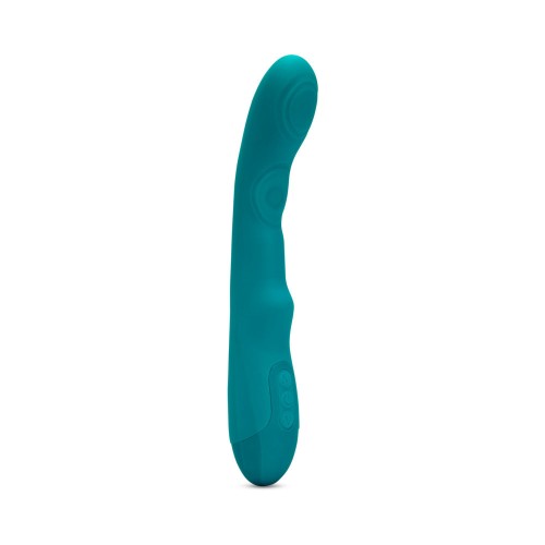 Vibrador Doble de Golpeo Nu Sensuelle Vivi - Verde Esmeralda