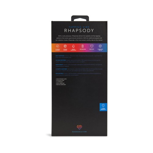 Nu Sensuelle Rhapsody Vibrador de Golpes Rosa Oscuro