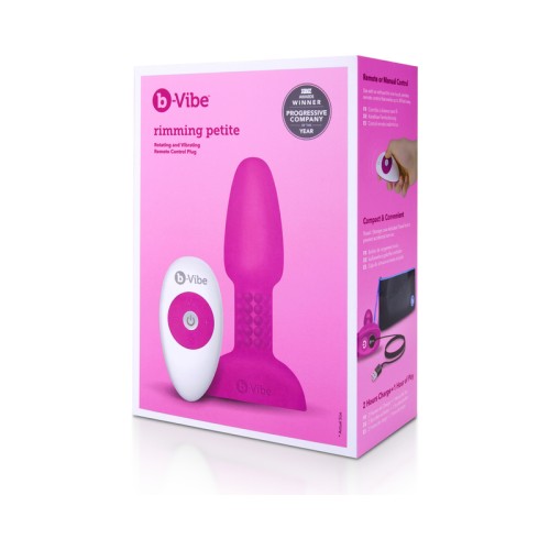 b-Vibe Rimming Petite Remote Control Plug Fuchsia