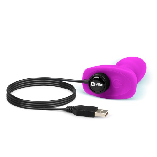 Plug de Control Remoto b-Vibe Rimming Petite Fucsia