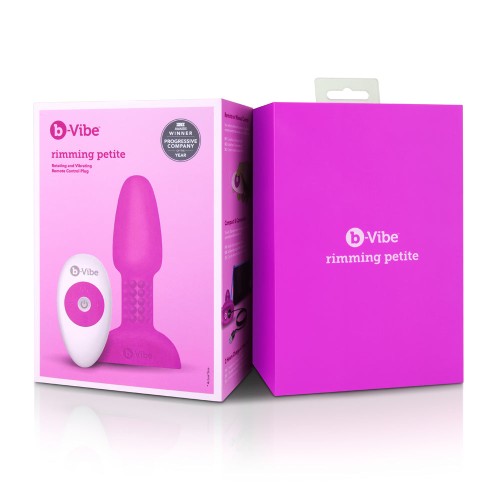 Plug de Control Remoto b-Vibe Rimming Petite Fucsia