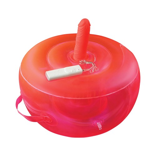 Inflatable Cushion with Vibrating Dildo