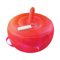 Cojín Inflable con Dildo Vibrador