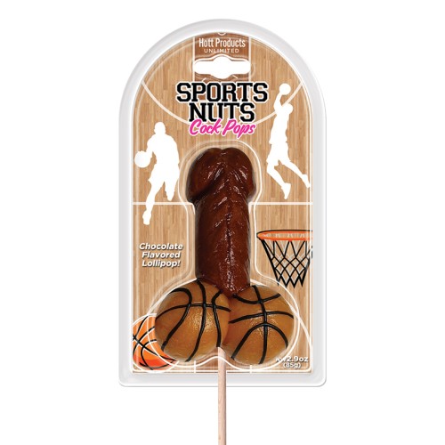 Sports Nuts Cock Pop Chocolate Basketballs