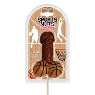 Chupetines de Chocolate Sports Nuts Cock Pop Basketballs