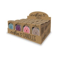 Eden's Vagina Candles (12-Piece Display) | Vanilla Scented