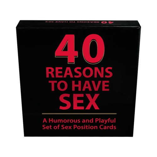 40 Razones para Tener Sexo