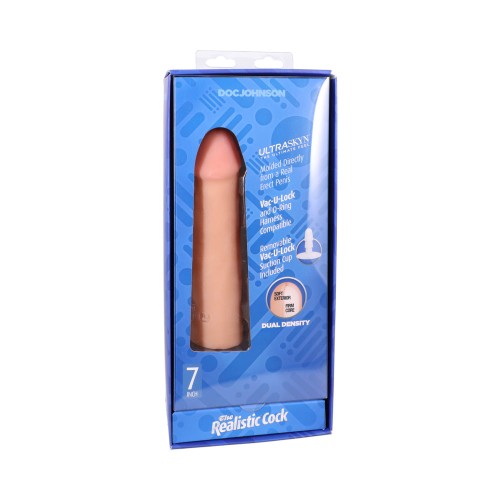 The Realistic Cock 7" ULTRASKYN Vac-U-Lock Dildo