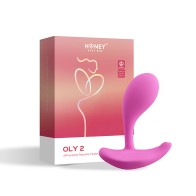 Honey Play Box Oly 2 Vibrador Portátil con App Rosa